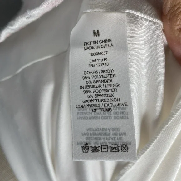 GARAGE Embroidered Mesh Mini Dress Women’s Medium - Picture 8 of 8